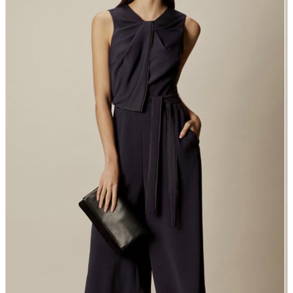 Karen Millen Tailored Cropped Jumpsuit